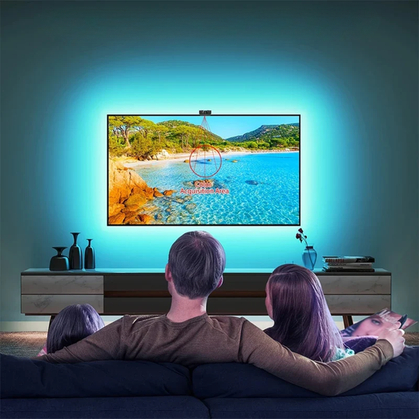 RGBIC-LED-Hintergrundbeleuchtung für Fernseher