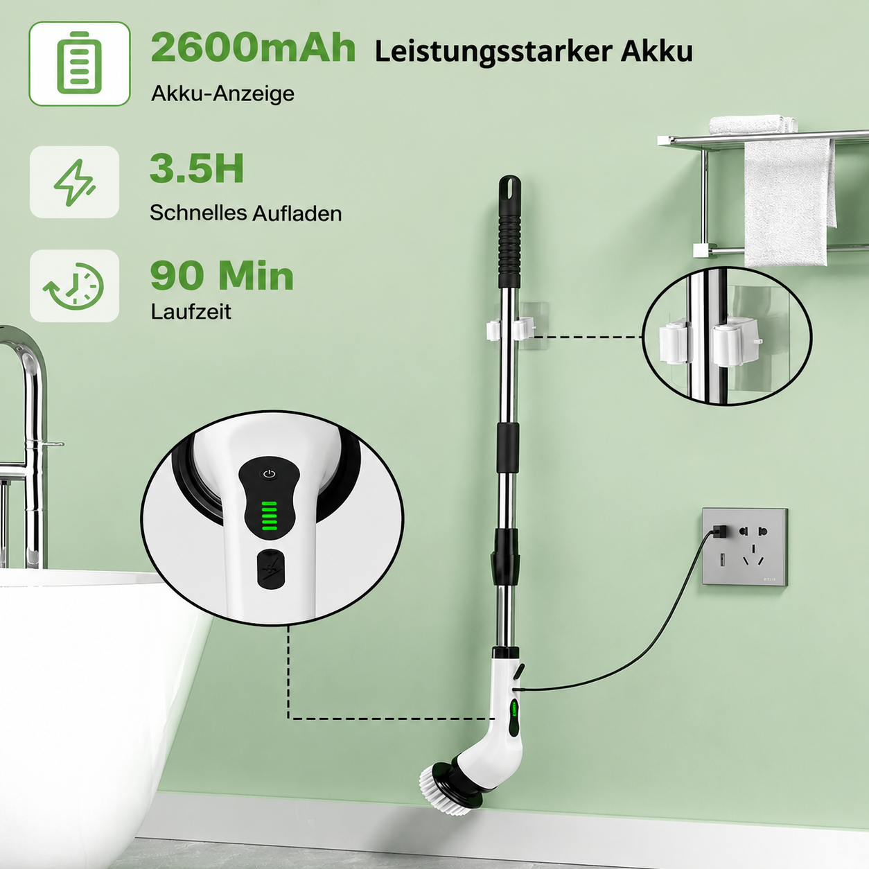Elektrische Reinigungsbürste