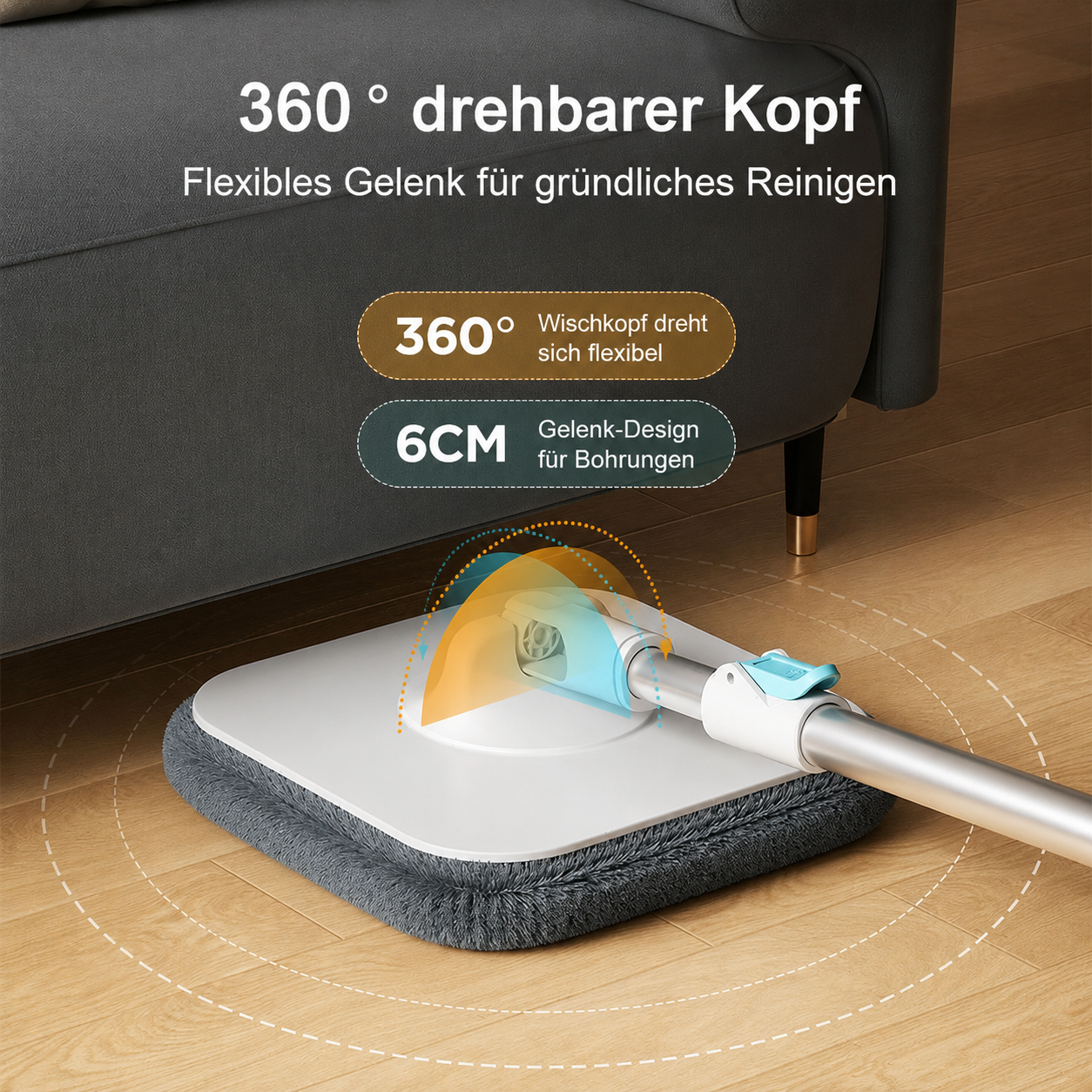 Automatische Entfernung von Bodenflecken